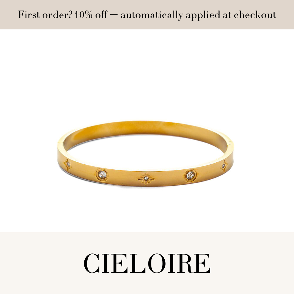 Eight-Pointed Star Cuff Bangle