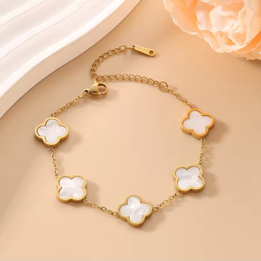 Four-Leaf Clover Bracelet